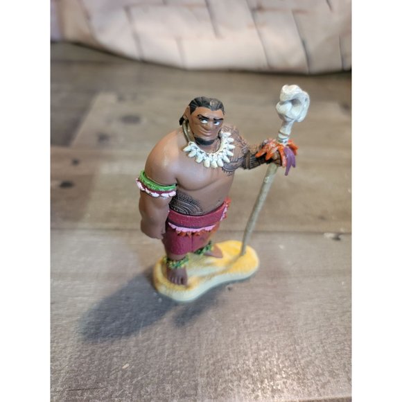 Chief Tui Moana dad toy Disney Pixar figure staff - Picture 2 of 4